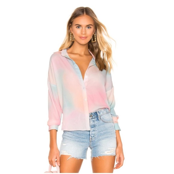 Superdown Button down Blouse - Picture 1 of 4